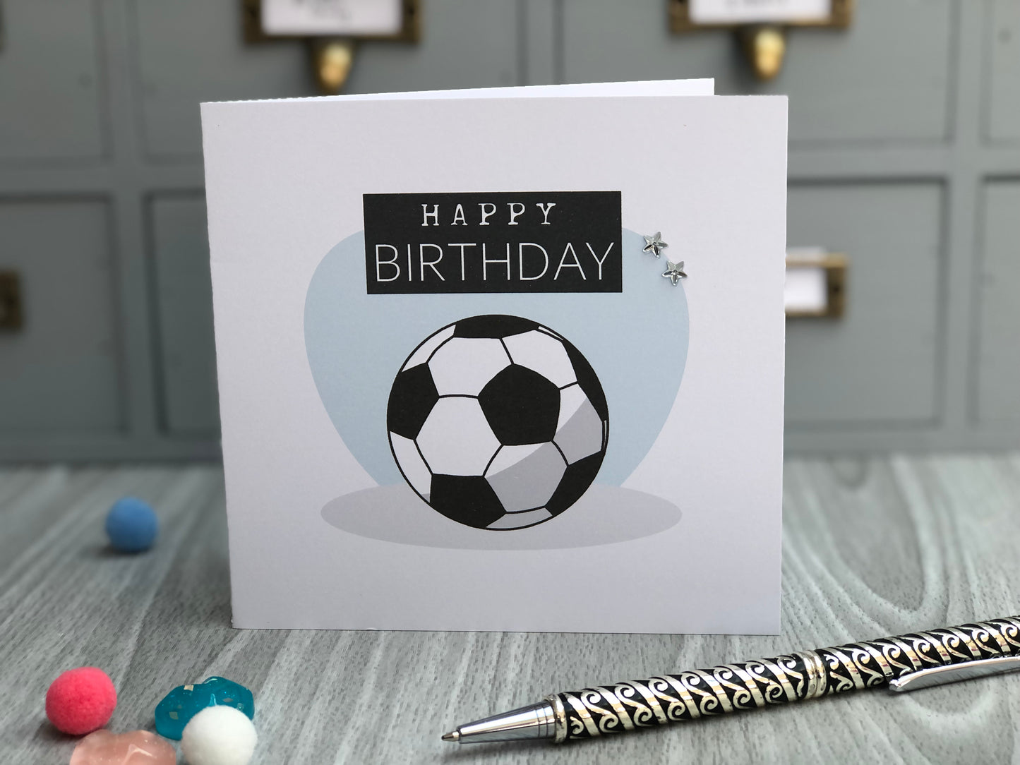 5" Football birthday card image 0