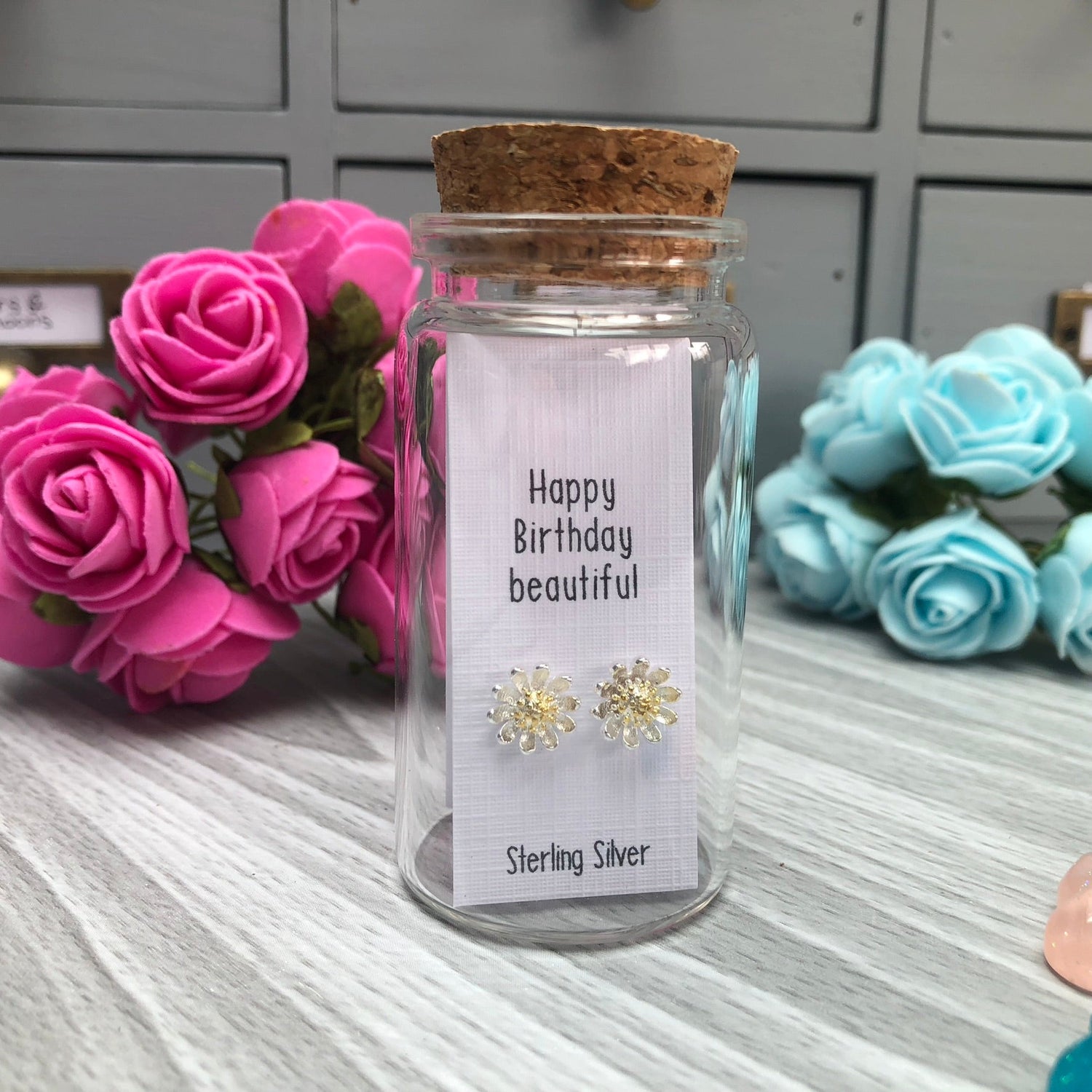 Bottled Silver Earrings