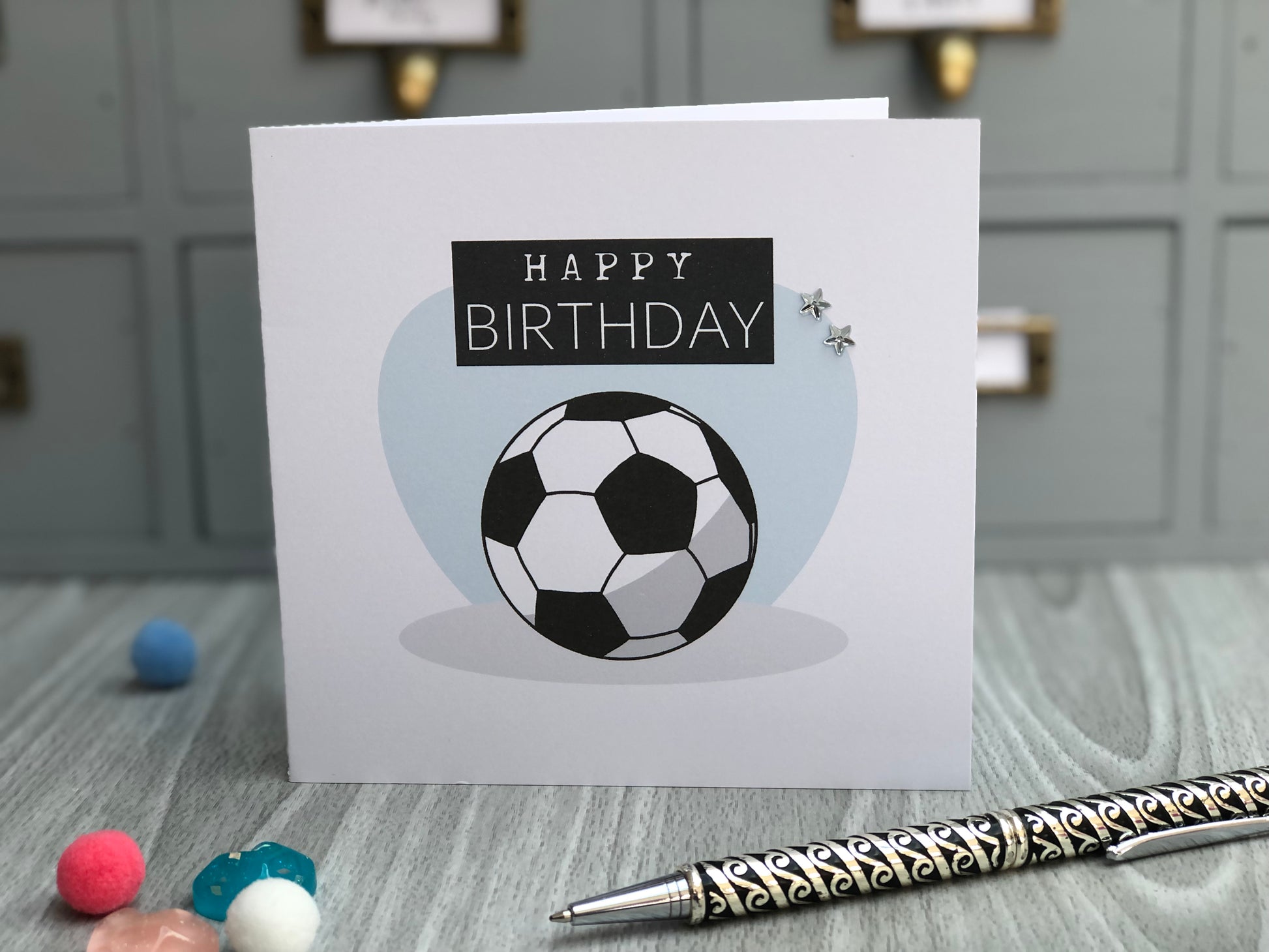 5" Football birthday card image 0